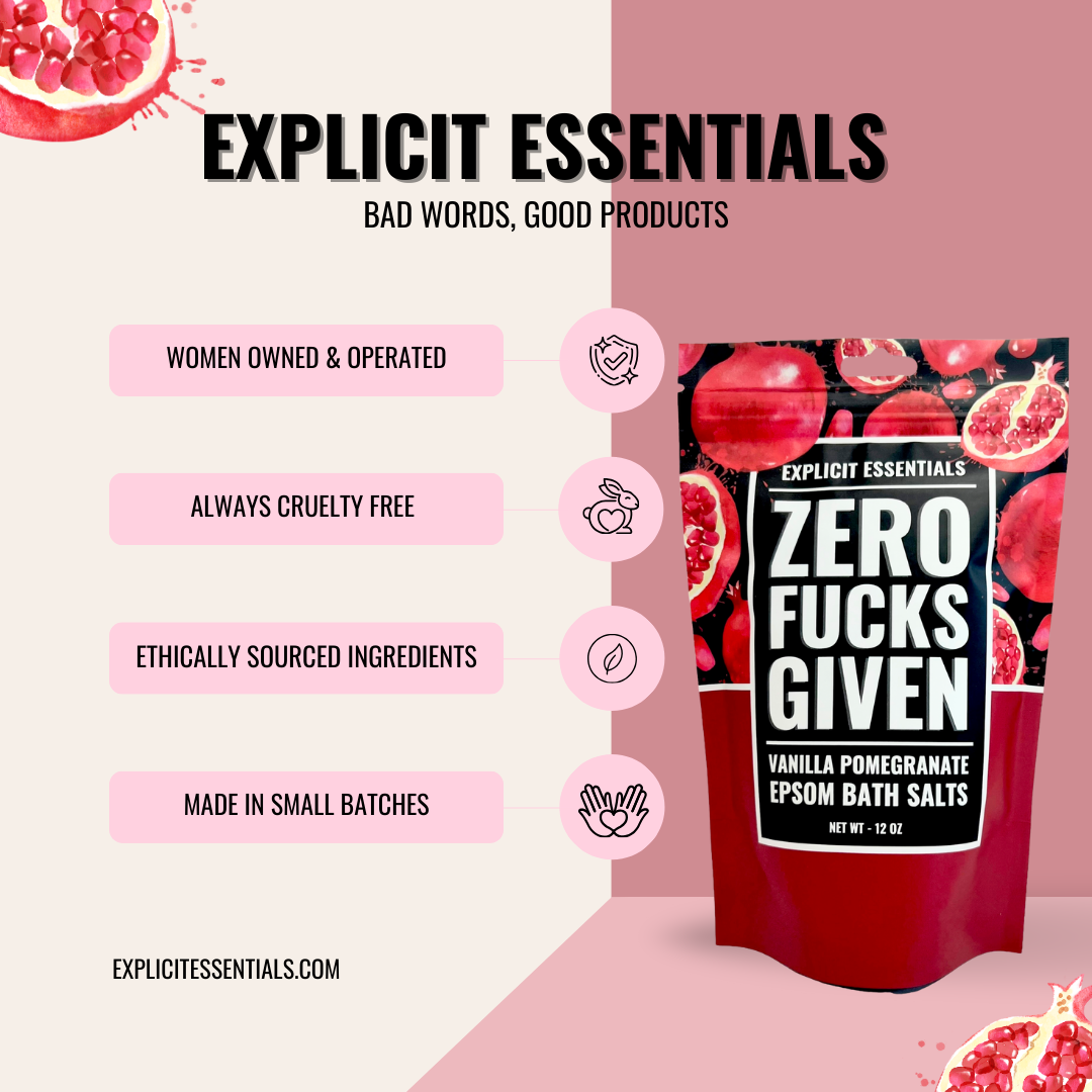 Zero Fucks Given Bath Salts 12oz Bag