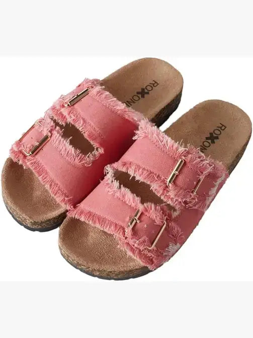 Blue Women's Comfort Flat Sandals