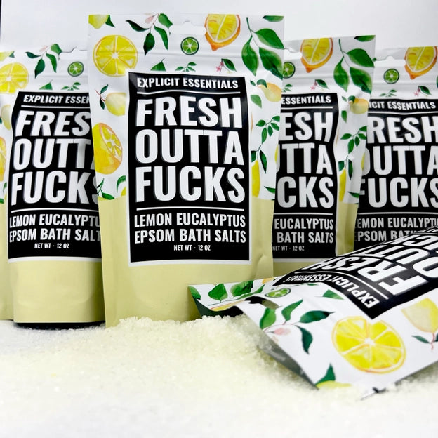 Fresh Outta Fucks Bath Salts 12oz Bag