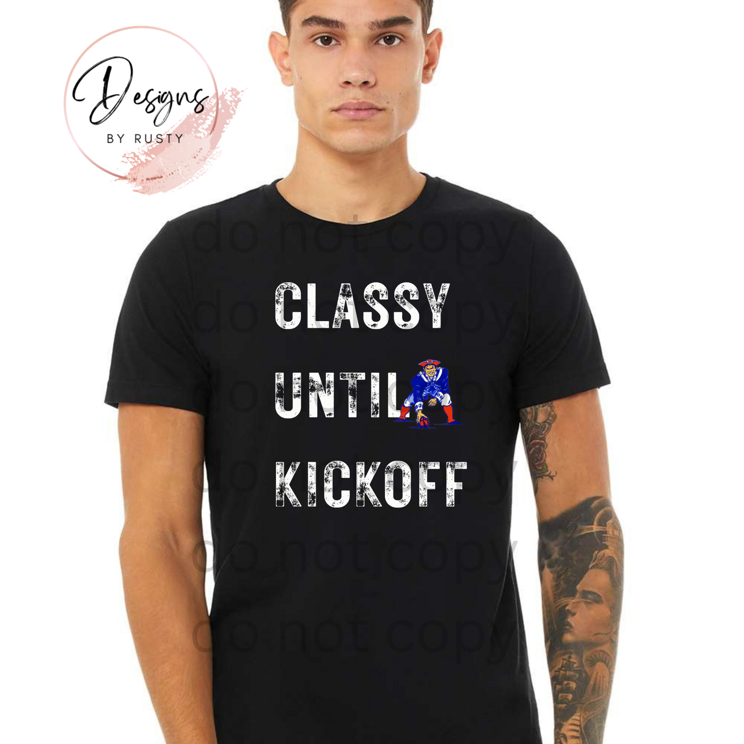 Gildan Minutemen Classy Until Kickoff