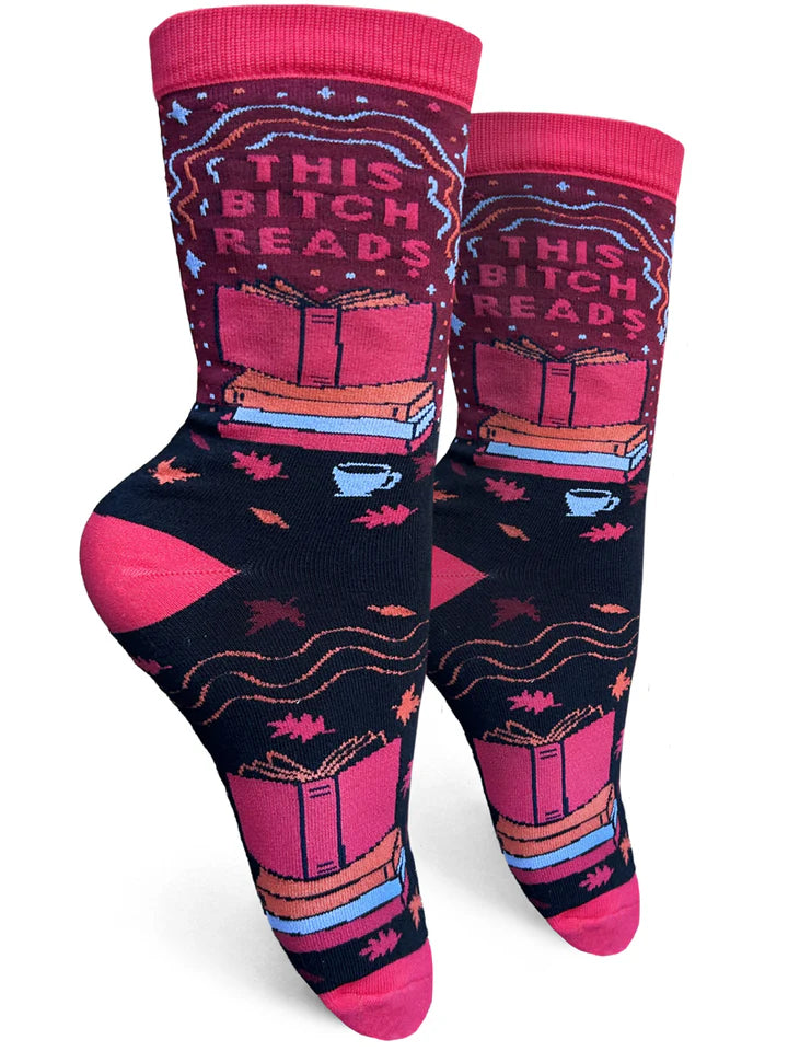 This Bitch Reads Womens Socks