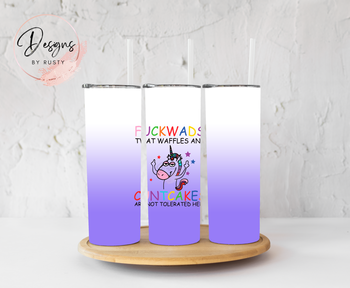F***wads and Tw*t Waffles Tumbler