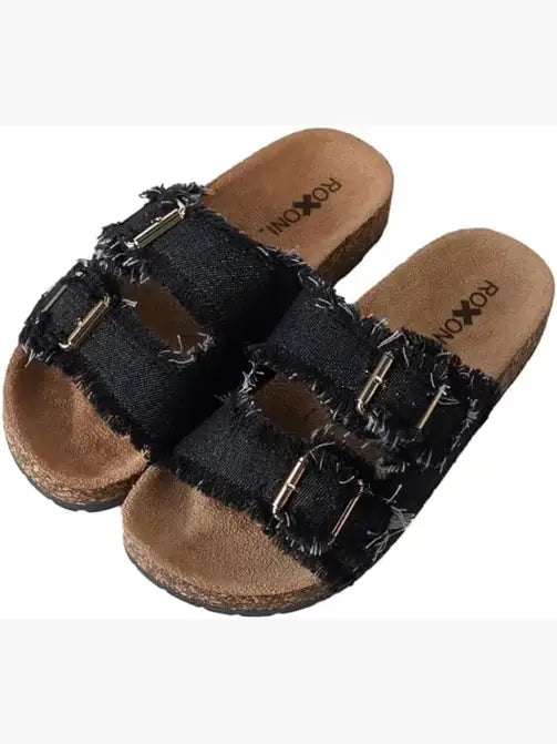 Blue Women's Comfort Flat Sandals