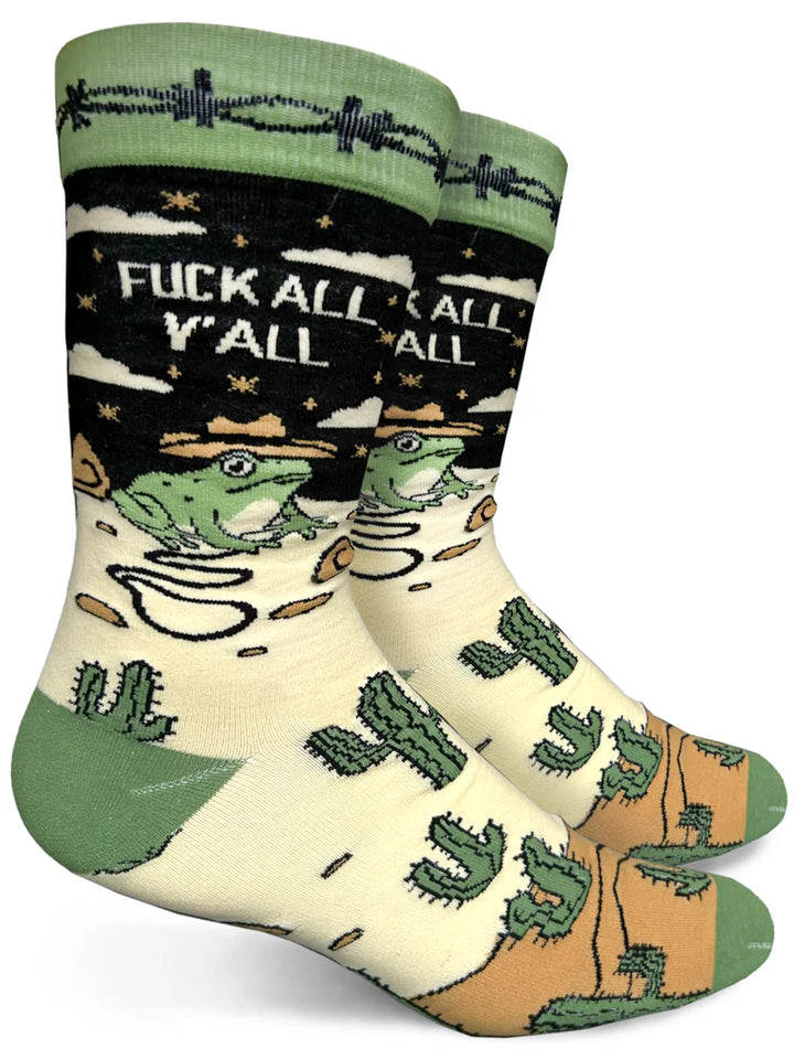 Fuck All Y'all Men's Socks