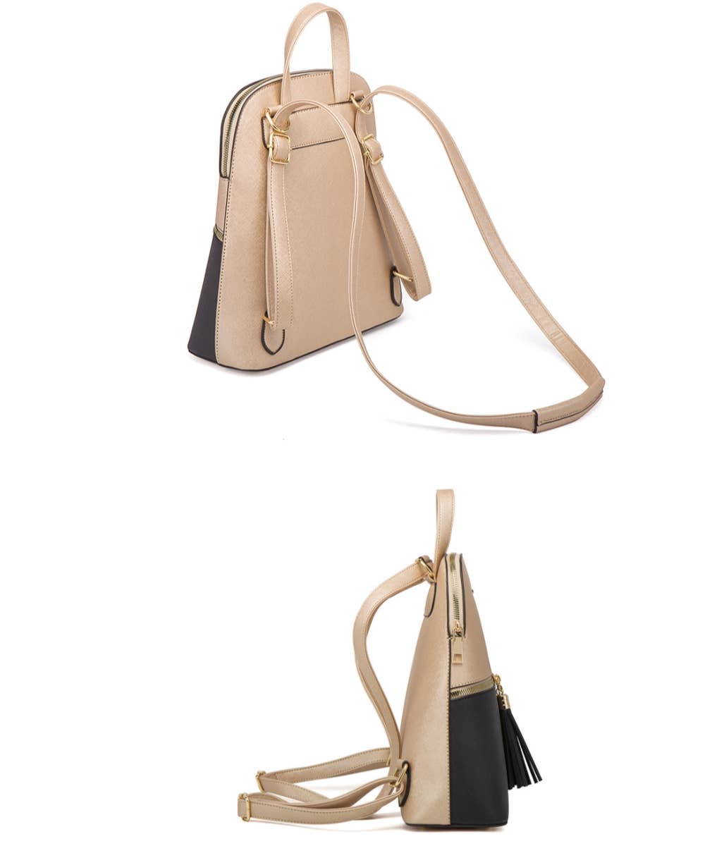 4-Piece Bag Set: Backpack, Crossbody Bag, Waist Bag &amp; Card Holder