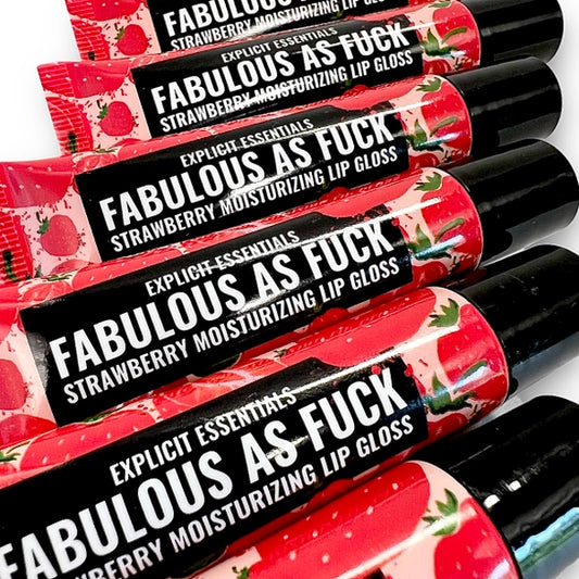 Fabulous As F@Ck Strawberry Lip Gloss