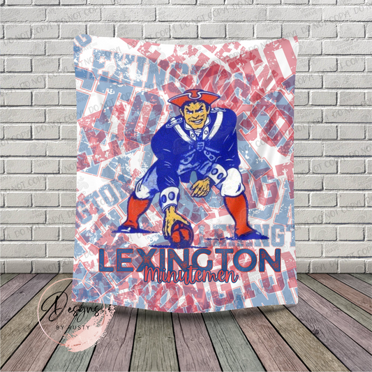 Lexington Minutemen 50x60 Blanket