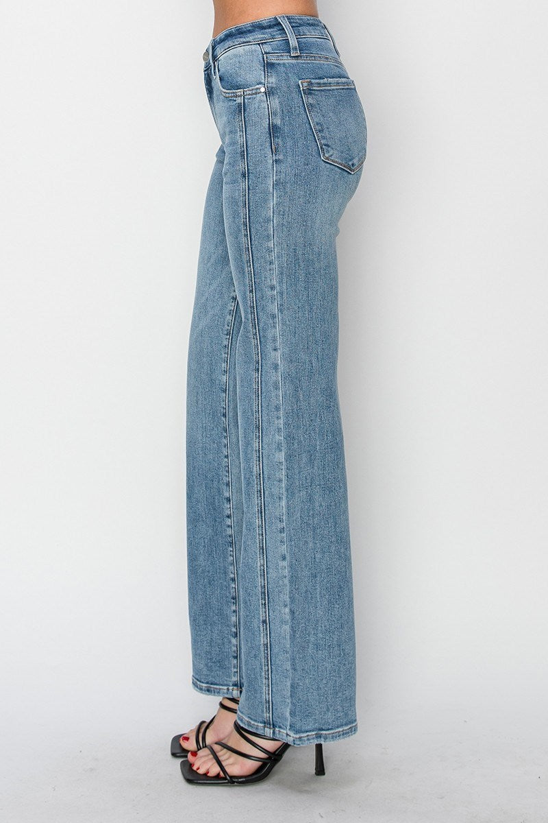 Risen Mid Rise Straight Jean
