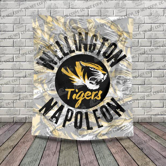 Wellington Napoleon Tigers 50x60 Blanket
