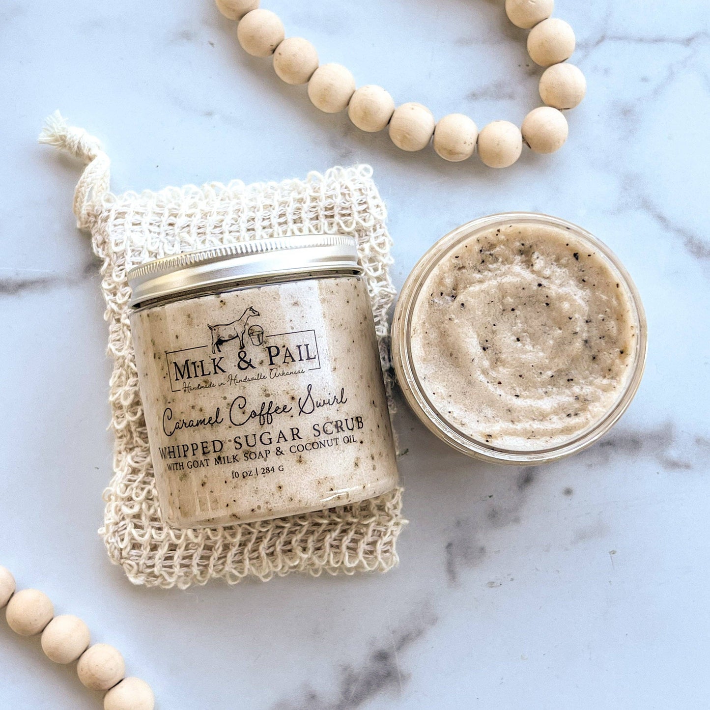 Caramel Coffee Swirl Whipped Sugar Scrub